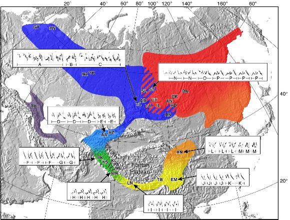 GW map with songs